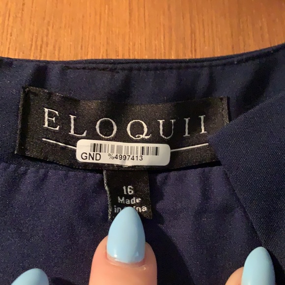 Navy business dress - Picture 3 of 4